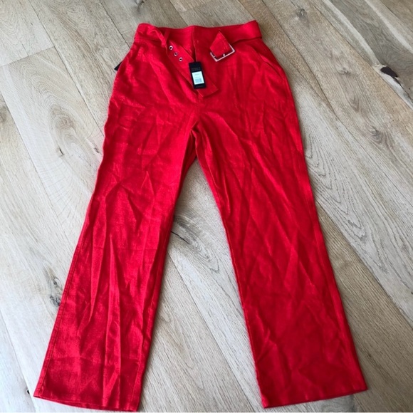 AFRM Pants - AFRM Red Cropped Pants
